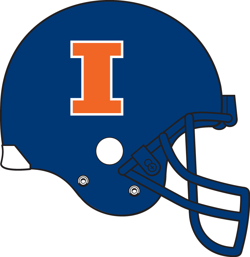 Illinois Fighting Illini 2012-2013 Helmet Logo diy DTF decal sticker